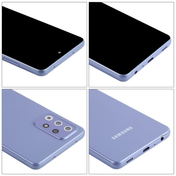 For Samsung Galaxy A72 5G Black Screen Non-Working Fake Dummy Display Model (Purple)
