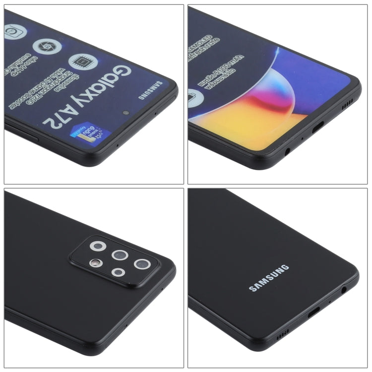 For Samsung Galaxy A72 5G Color Screen Non-Working Fake Dummy Display Model (Black)