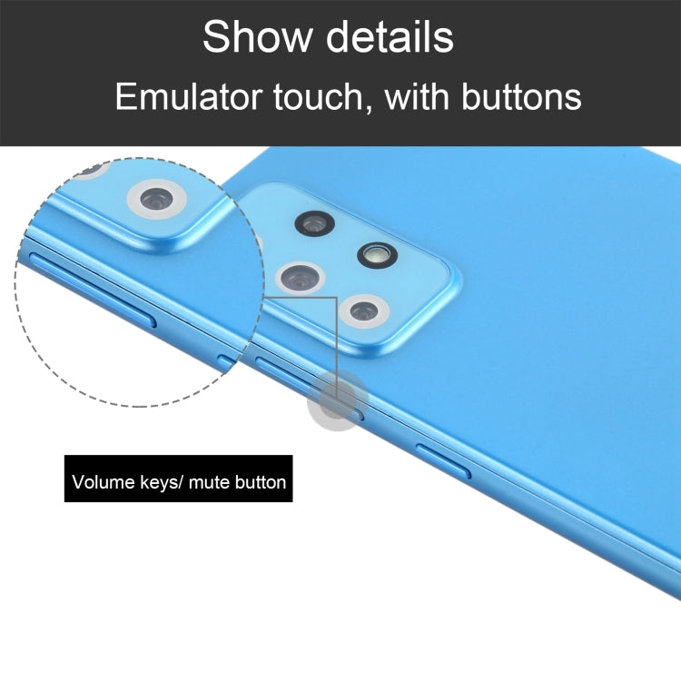 For Samsung Galaxy A72 5G Color Screen Non-Working Fake Dummy Display Model (Blue)