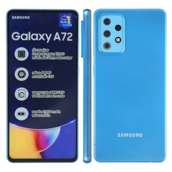For Samsung Galaxy A72 5G Color Screen Non-Working Fake Dummy Display Model (Blue)