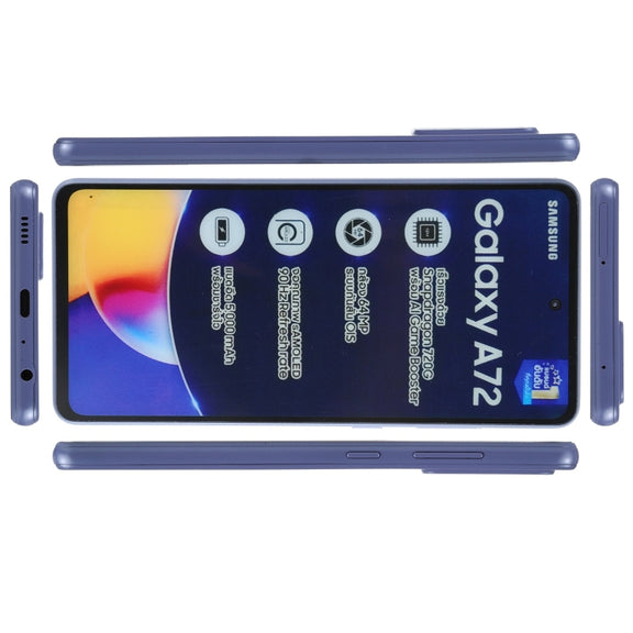 For Samsung Galaxy A72 5G Color Screen Non-Working Fake Dummy Display Model (Purple)