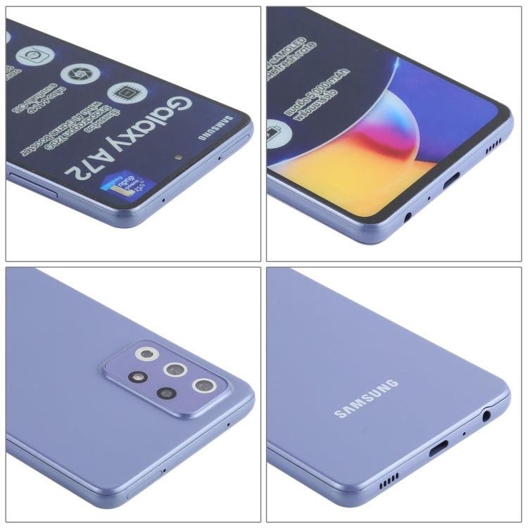 For Samsung Galaxy A72 5G Color Screen Non-Working Fake Dummy Display Model (Purple)