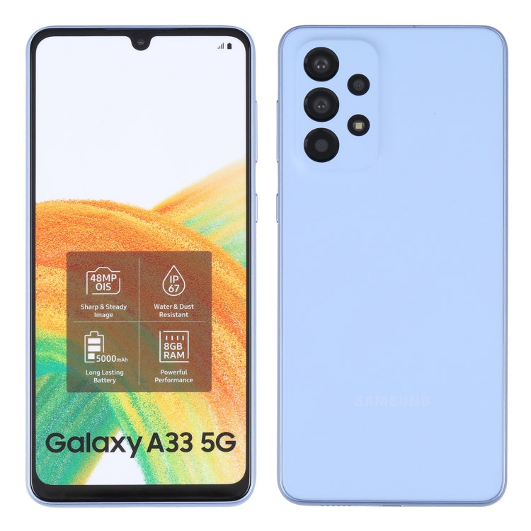For Samsung Galaxy A33 5G Color Screen Non-Working Fake Dummy Display Model (Blue)