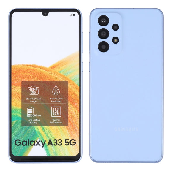 For Samsung Galaxy A33 5G Color Screen Non-Working Fake Dummy Display Model (Blue)
