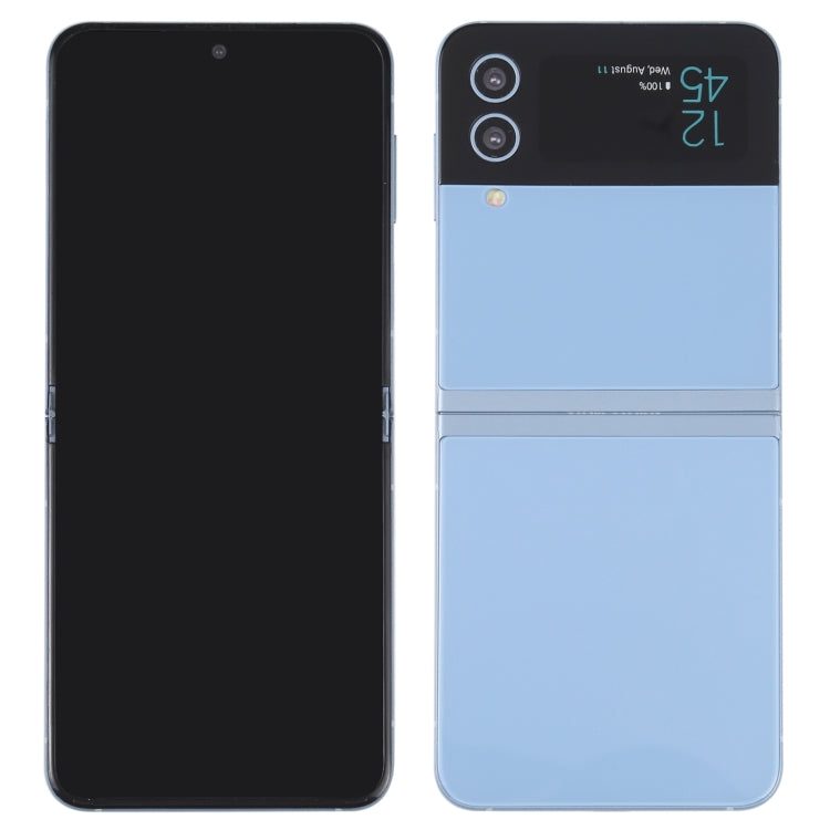 For Samsung Galaxy Z Flip4 Black Screen Non-Working Fake Dummy Display Model (Blue)