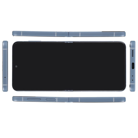 For Samsung Galaxy Z Flip4 Black Screen Non-Working Fake Dummy Display Model (Blue)