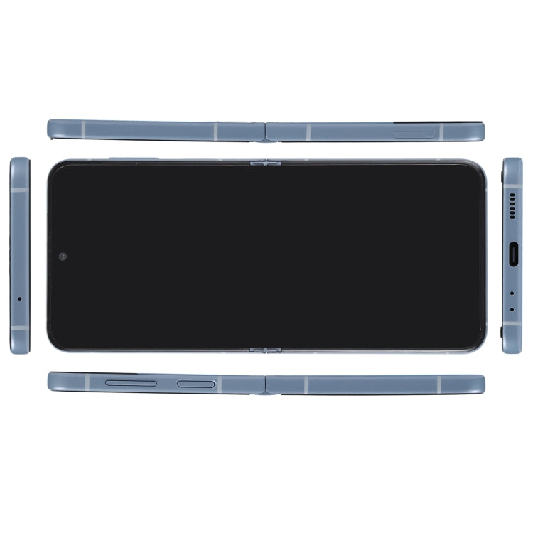 For Samsung Galaxy Z Flip4 Black Screen Non-Working Fake Dummy Display Model (Blue)