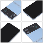For Samsung Galaxy Z Flip4 Black Screen Non-Working Fake Dummy Display Model (Blue)