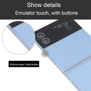 For Samsung Galaxy Z Flip4 Black Screen Non-Working Fake Dummy Display Model (Blue)