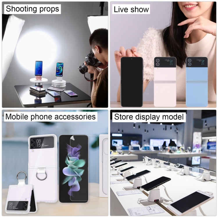 For Samsung Galaxy Z Flip4 Black Screen Non-Working Fake Dummy Display Model (Blue)