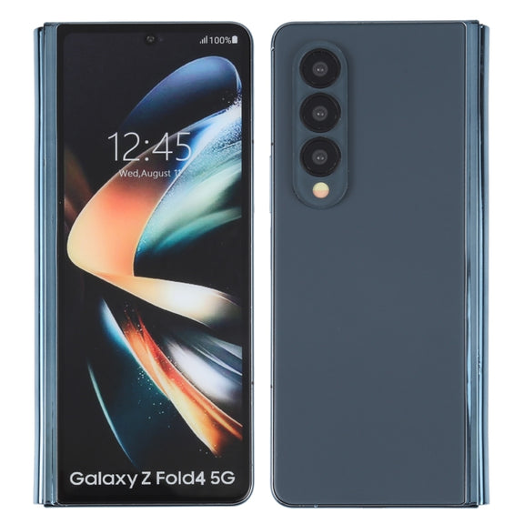 For Samsung Galaxy Z Fold4 Color Screen Non-Working Fake Dummy Display Model (Blue)