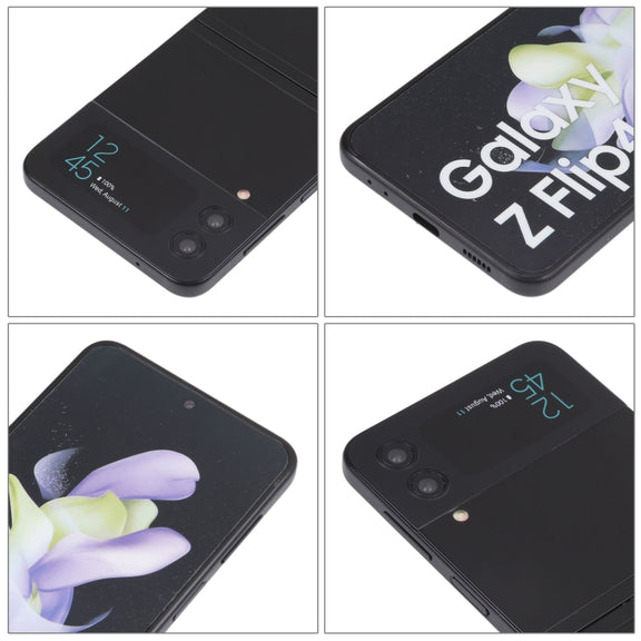 For Samsung Galaxy Z Flip4 Color Screen Non-Working Fake Dummy Display Model (Black)