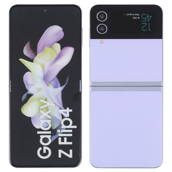 For Samsung Galaxy Z Flip4 Color Screen Non-Working Fake Dummy Display Model (Purple)