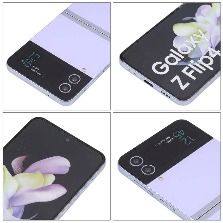 For Samsung Galaxy Z Flip4 Color Screen Non-Working Fake Dummy Display Model (Purple)