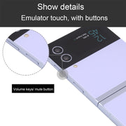 For Samsung Galaxy Z Flip4 Color Screen Non-Working Fake Dummy Display Model (Purple)