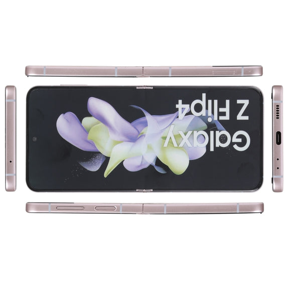 For Samsung Galaxy Z Flip4 Color Screen Non-Working Fake Dummy Display Model (Rose Gold)