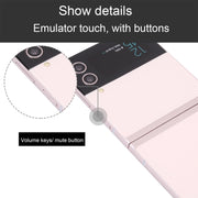 For Samsung Galaxy Z Flip4 Color Screen Non-Working Fake Dummy Display Model (Rose Gold)