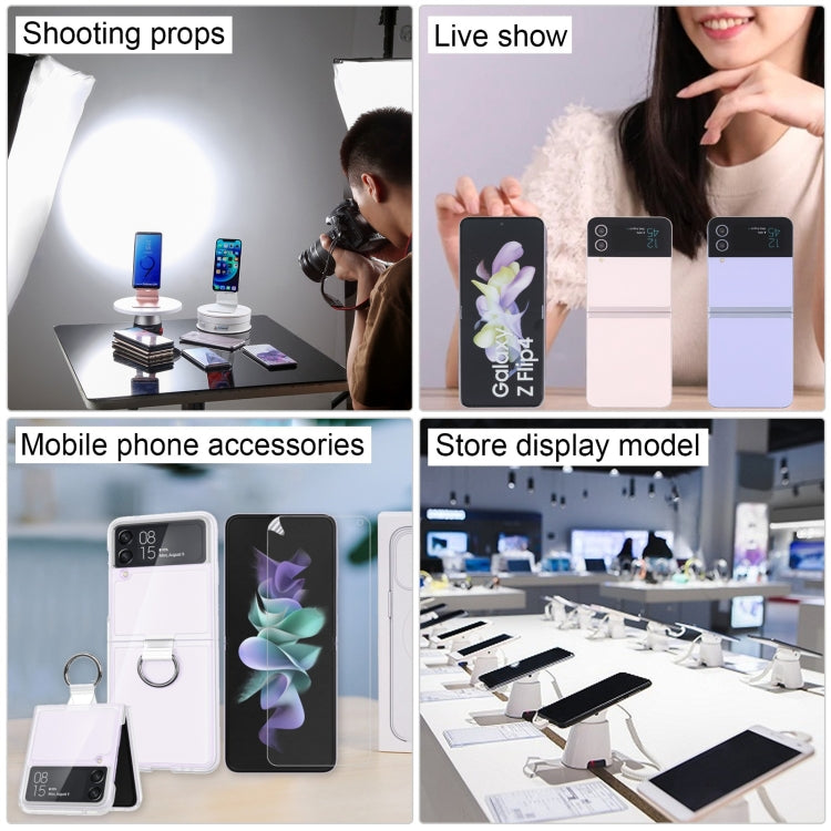 For Samsung Galaxy Z Flip4 Color Screen Non-Working Fake Dummy Display Model (Purple)
