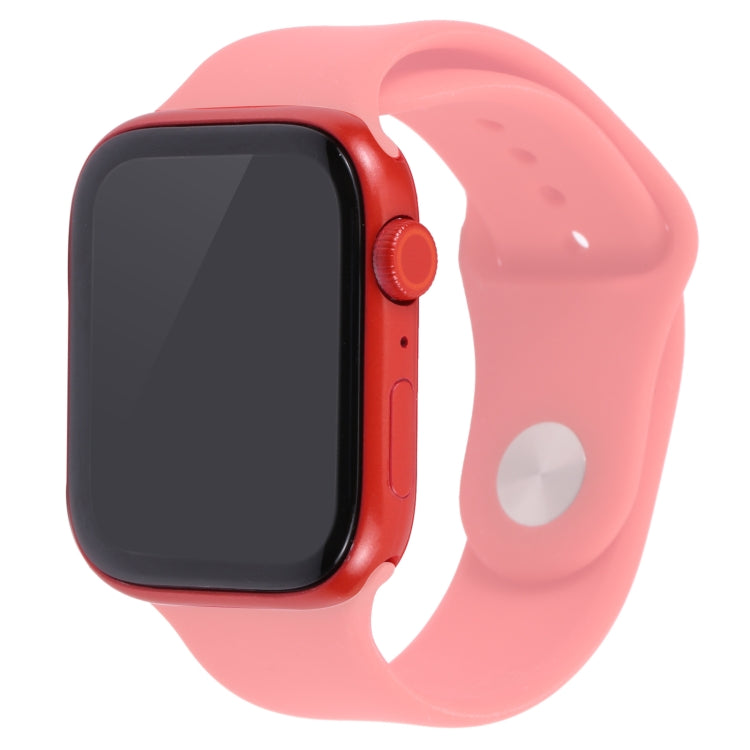For Apple Watch Series 8 41mm Black Screen Non-Working Fake Dummy Display Model, No Watchband(Red)