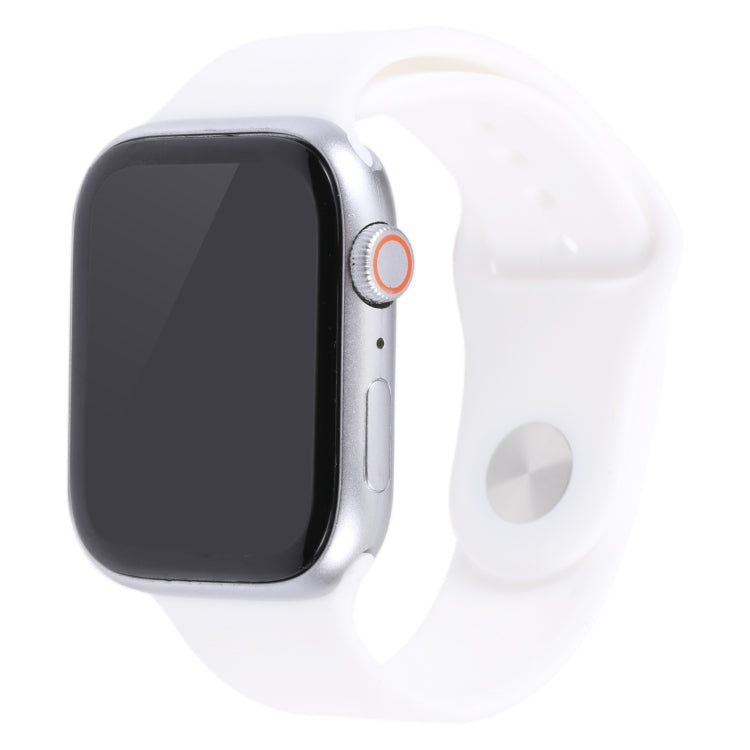 For Apple Watch Series 8 41mm Black Screen Non-Working Fake Dummy Display Model, No Watchband(White)