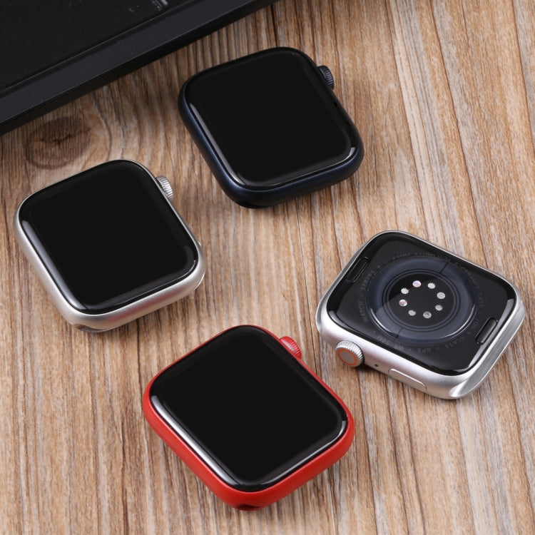 For Apple Watch Series 8 41mm Black Screen Non-Working Fake Dummy Display Model, No Watchband(White)