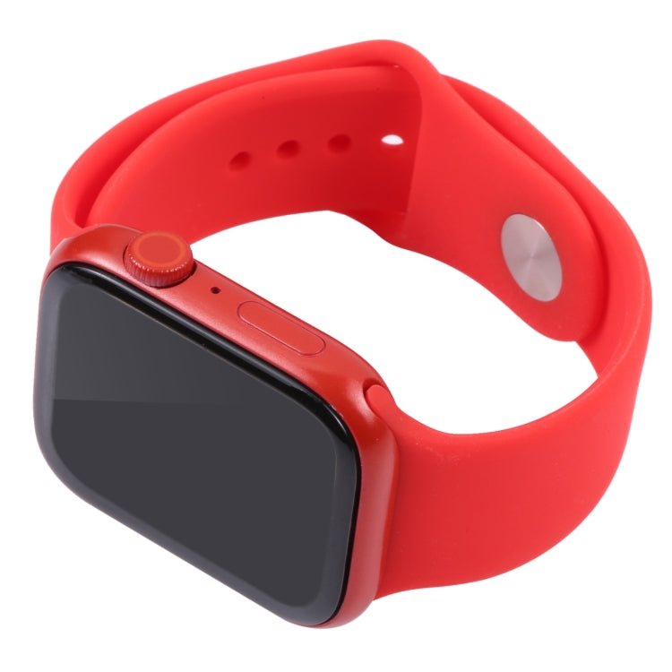 For Apple Watch Series 8 45mm Black Screen Non-Working Fake Dummy Display Model(Red)