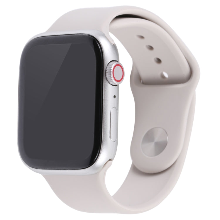 For Apple Watch Series 8 45mm Black Screen Non-Working Fake Dummy Display Model(Starlight)