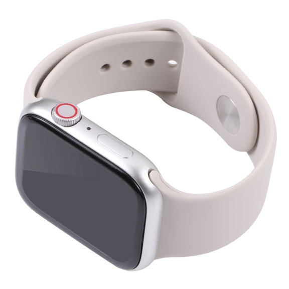 For Apple Watch Series 8 45mm Black Screen Non-Working Fake Dummy Display Model(Starlight)