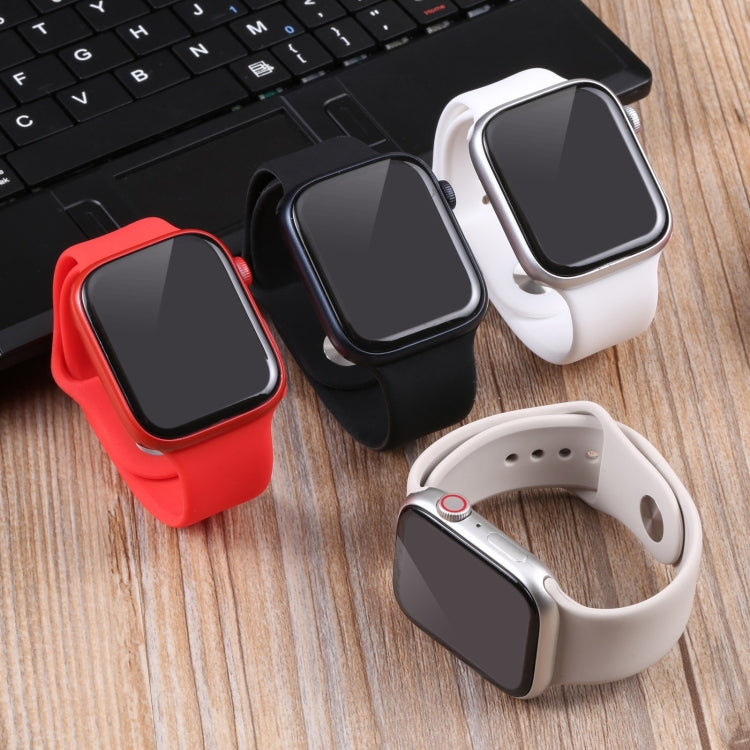 For Apple Watch Series 8 45mm Black Screen Non-Working Fake Dummy Display Model(Red)
