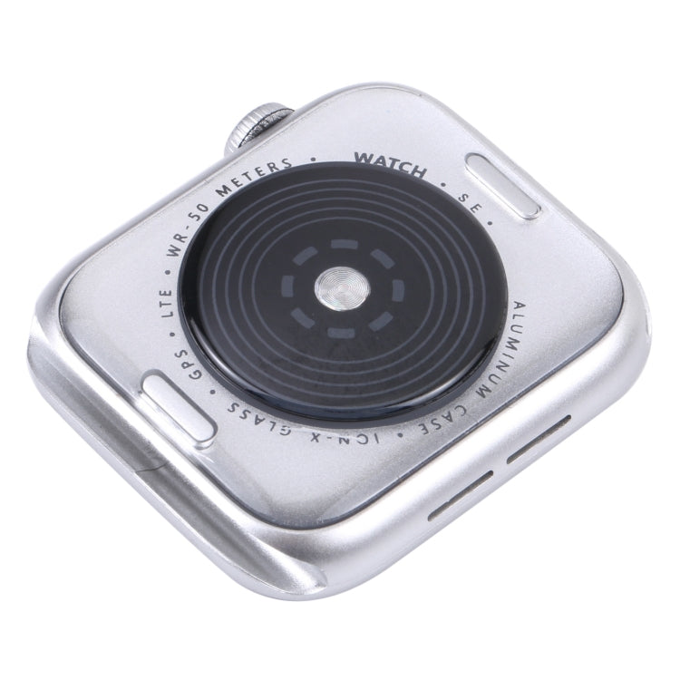 For Apple Watch SE 2022 40mm Black Screen Non-Working Fake Dummy Display Model, For Photographing Watch-strap, No Watchband (Silver)