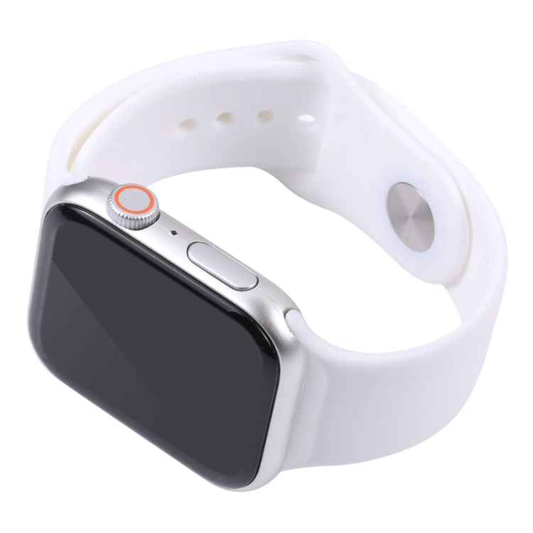 For Apple Watch SE 2022 44mm Black Screen Non-Working Fake Dummy Display Model (White)