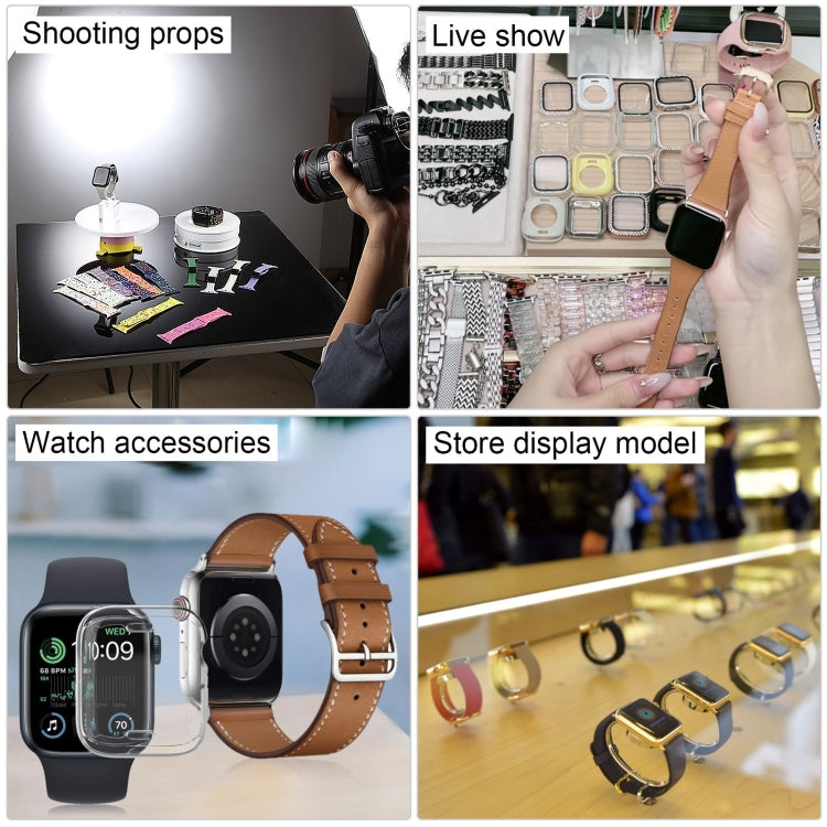 For Apple Watch SE 2022 44mm Black Screen Non-Working Fake Dummy Display Model (Starlight)
