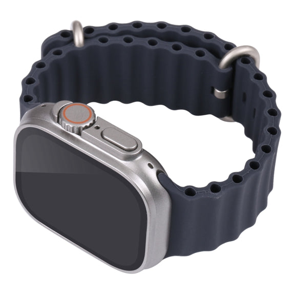 For Apple Watch Ultra 49mm Black Screen Non-Working Fake Dummy Display Model (Dark Blue)