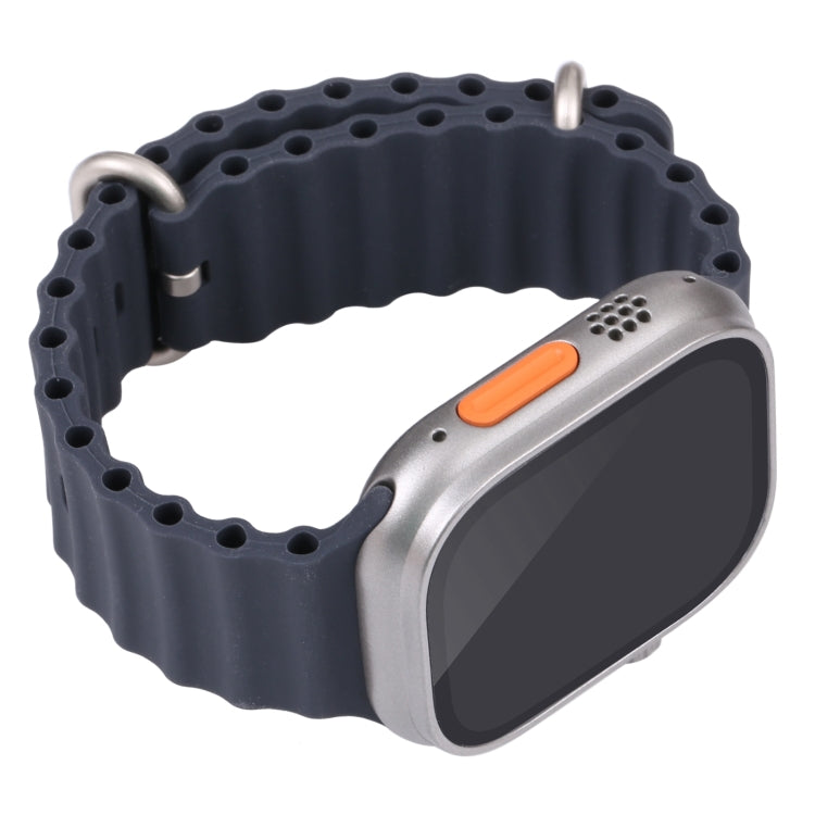 For Apple Watch Ultra 49mm Black Screen Non-Working Fake Dummy Display Model (Dark Blue)