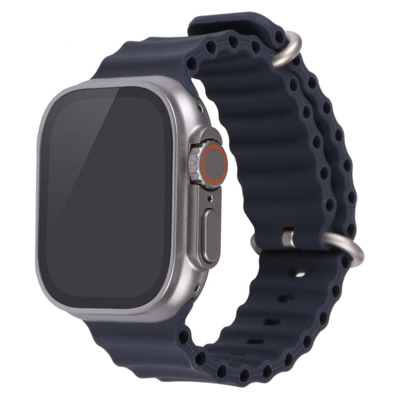 For Apple Watch Ultra 49mm Black Screen Non-Working Fake Dummy Display Model (Dark Blue)