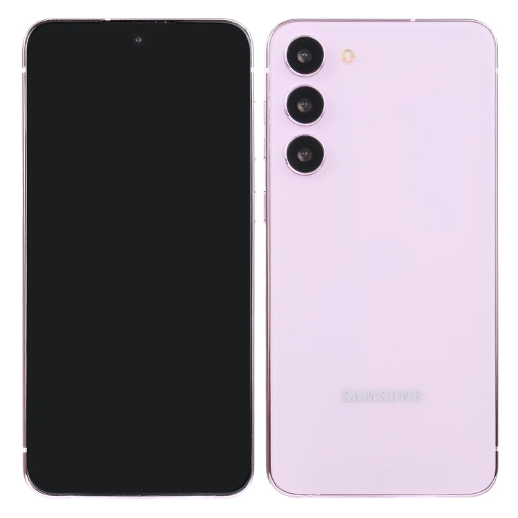 For Samsung Galaxy S23 5G Black Screen Non-Working Fake Dummy Display Model(Purple)
