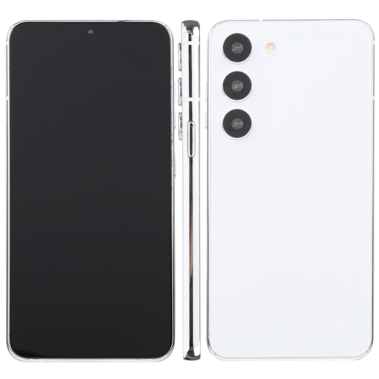 For Samsung Galaxy S23 5G Black Screen Non-Working Fake Dummy Display Model(White)