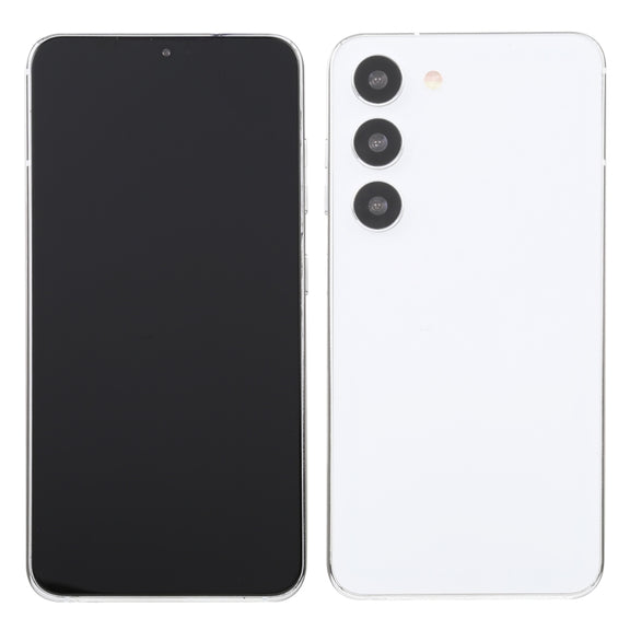 For Samsung Galaxy S23 5G Black Screen Non-Working Fake Dummy Display Model(White)