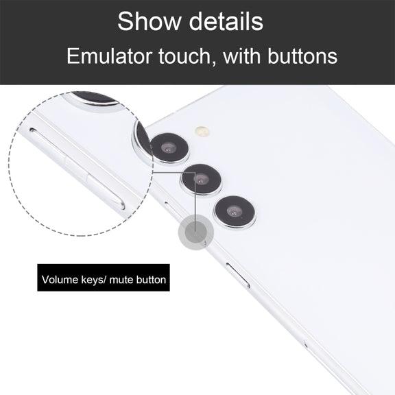 For Samsung Galaxy S23 5G Black Screen Non-Working Fake Dummy Display Model(White)