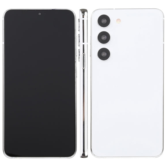 For Samsung Galaxy S23 5G Black Screen Non-Working Fake Dummy Display Model(White)