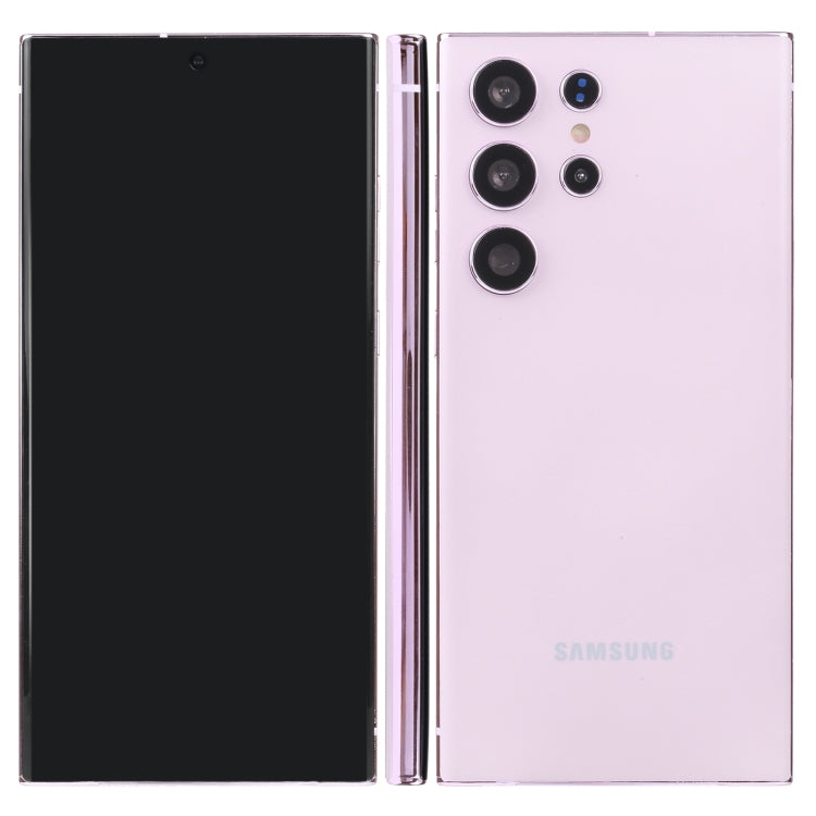 For Samsung Galaxy S23 Ultra 5G Black Screen Non-Working Fake Dummy Display Model(Purple)