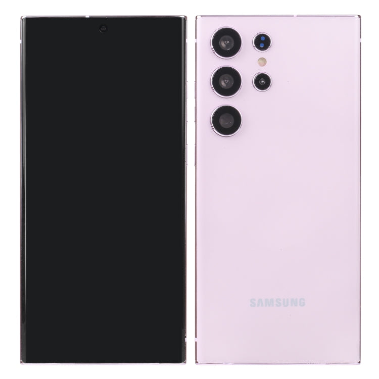 For Samsung Galaxy S23 Ultra 5G Black Screen Non-Working Fake Dummy Display Model(Purple)