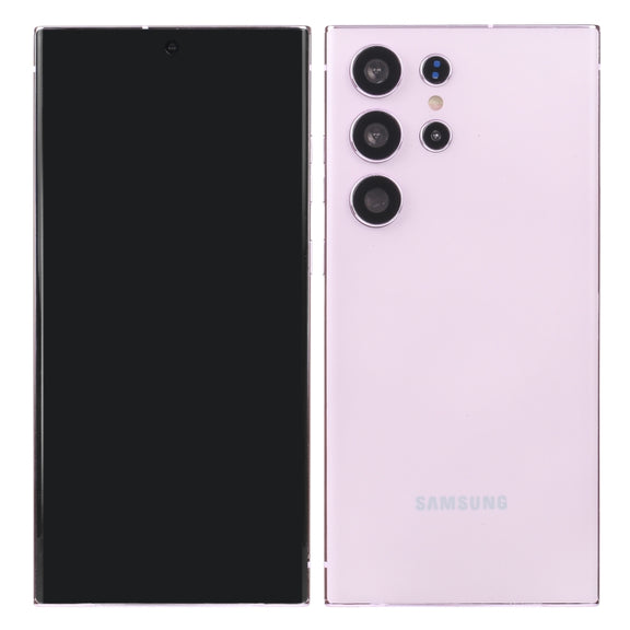 For Samsung Galaxy S23 Ultra 5G Black Screen Non-Working Fake Dummy Display Model(Purple)