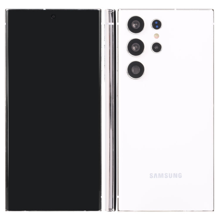 For Samsung Galaxy S23 Ultra 5G Black Screen Non-Working Fake Dummy Display Model(White)