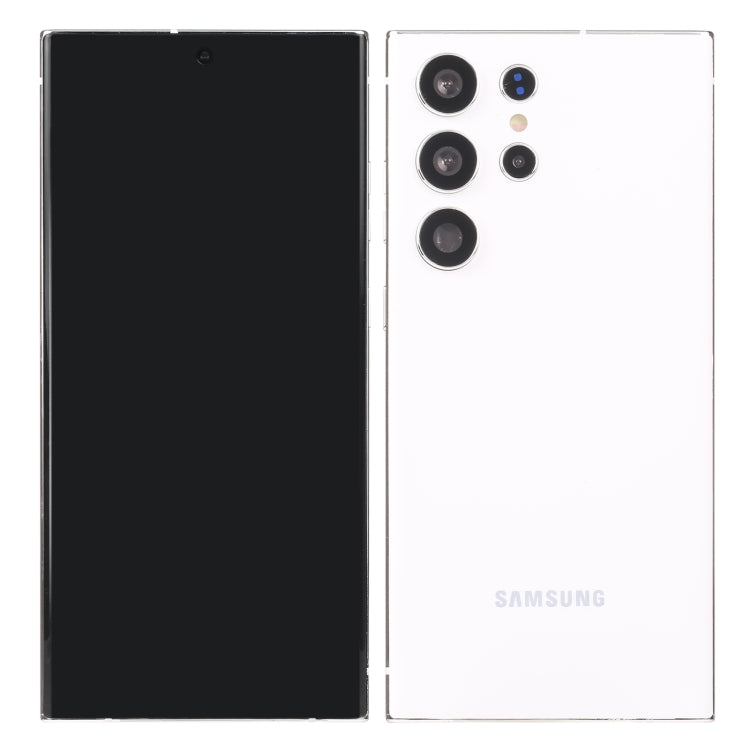 For Samsung Galaxy S23 Ultra 5G Black Screen Non-Working Fake Dummy Display Model(White)