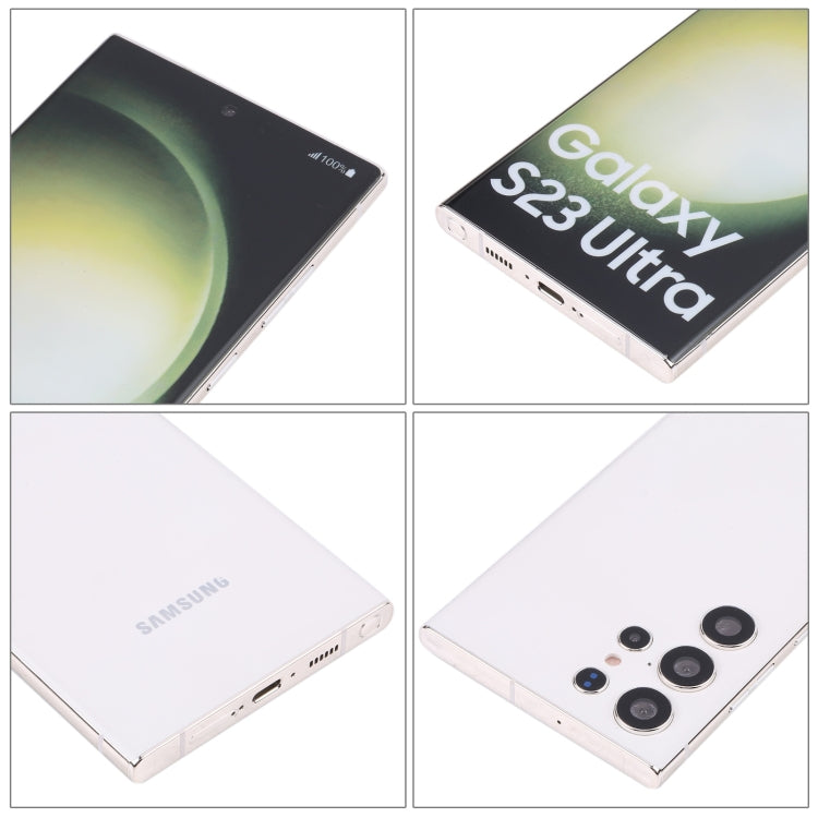 For Samsung Galaxy S23 Ultra 5G Black Screen Non-Working Fake Dummy Display Model(White)