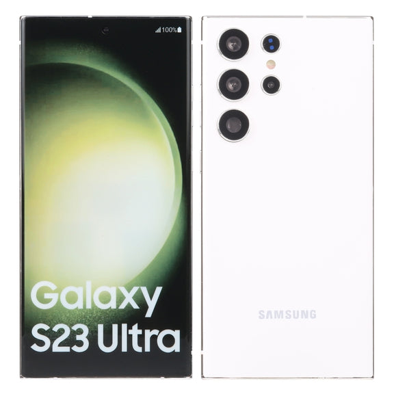 For Samsung Galaxy S23 Ultra 5G Color Screen Non-Working Fake Dummy Display Model (White)