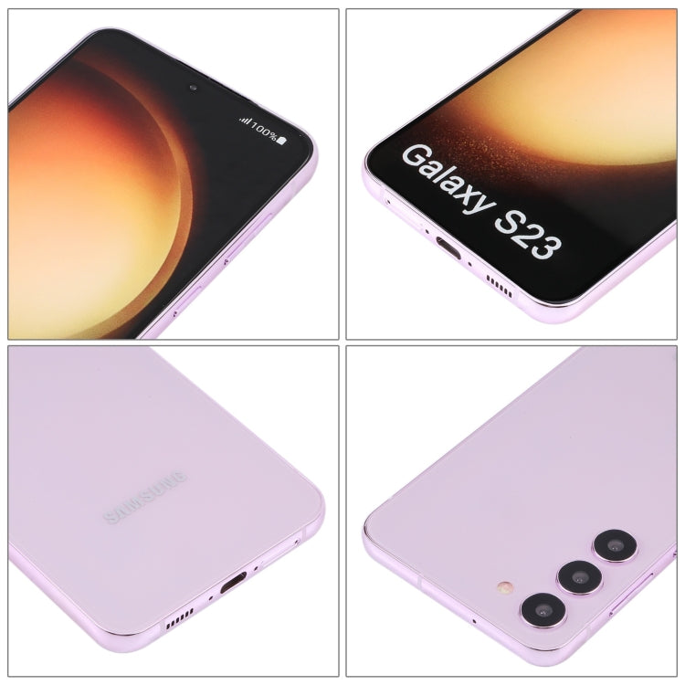 For Samsung Galaxy S23 5G Color Screen Non-Working Fake Dummy Display Model(Lavender Purple)