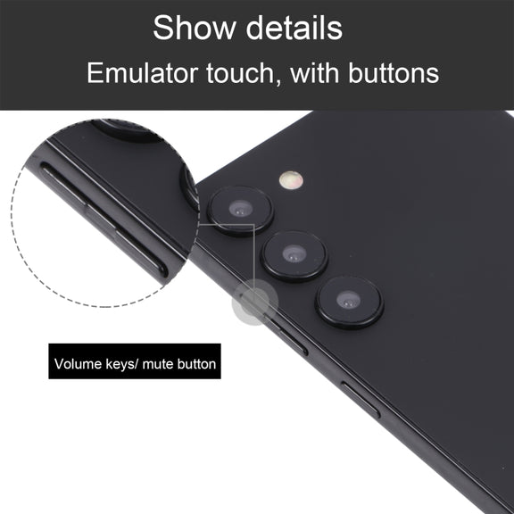 For Samsung Galaxy S23 5G Color Screen Non-Working Fake Dummy Display Model(Black)