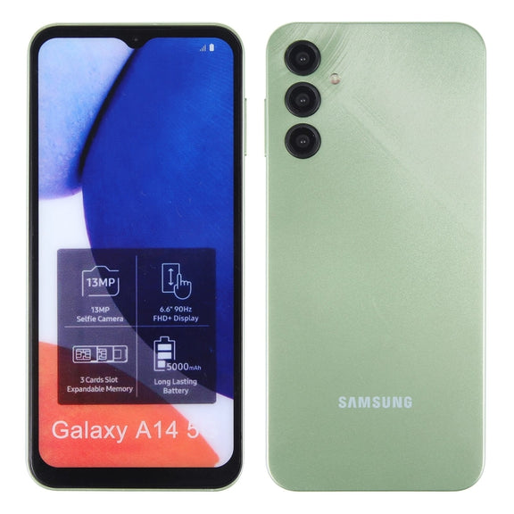 For Samsung Galaxy A14 5G Color Screen Non-Working Fake Dummy Display Model(Light Green)